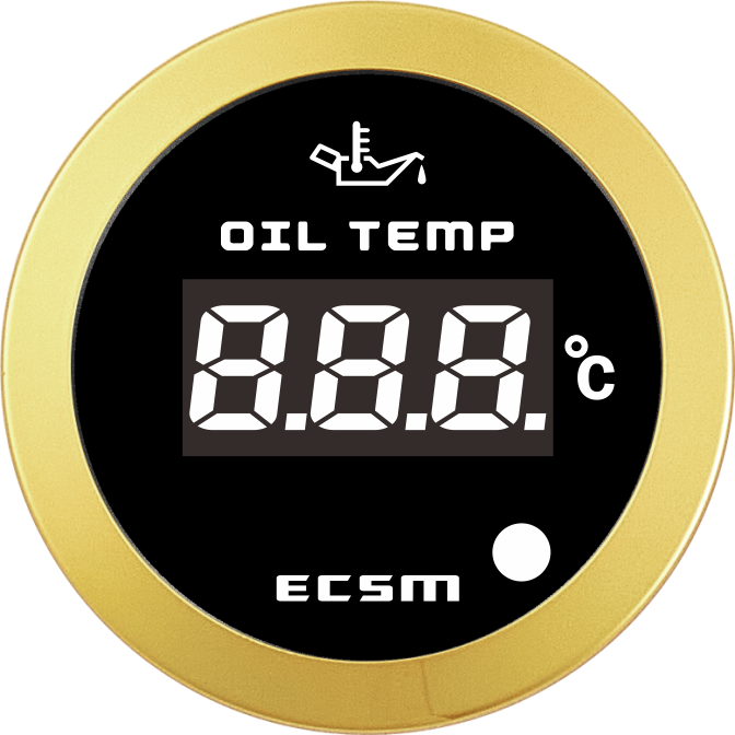 ECT-Digital oil temperature gauge (with high temperature alarm light)