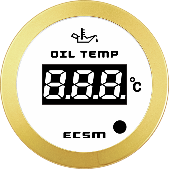 ECT-Digital oil temperature gauge (with high temperature alarm light)