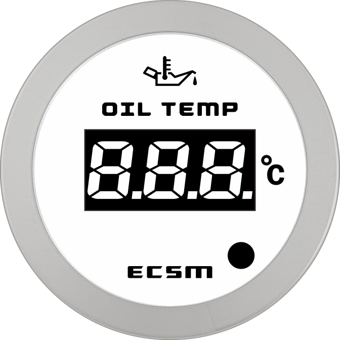 ECT-Digital oil temperature gauge (with high temperature alarm light)