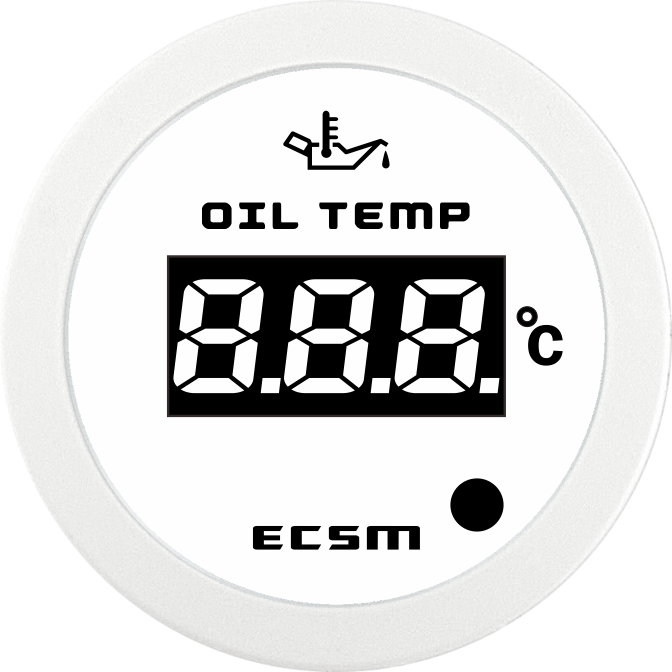 ECT-Digital oil temperature gauge (with high temperature alarm light)