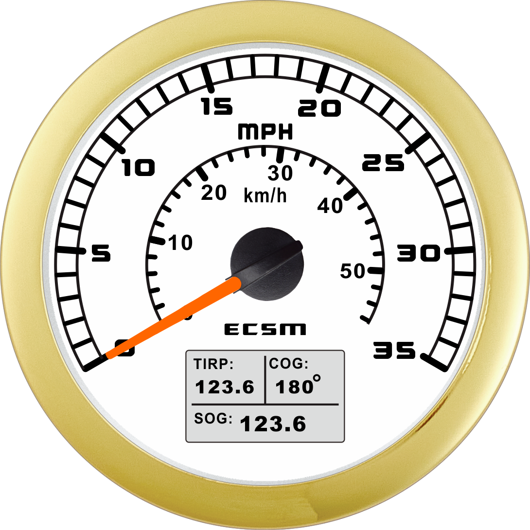 ECT-35MPH GPS速度表