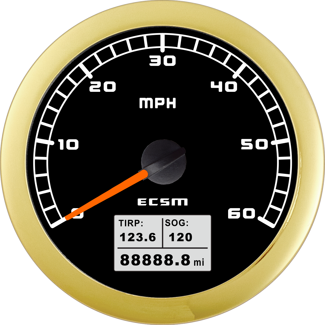 ECT-GPS speedometer 60MPH