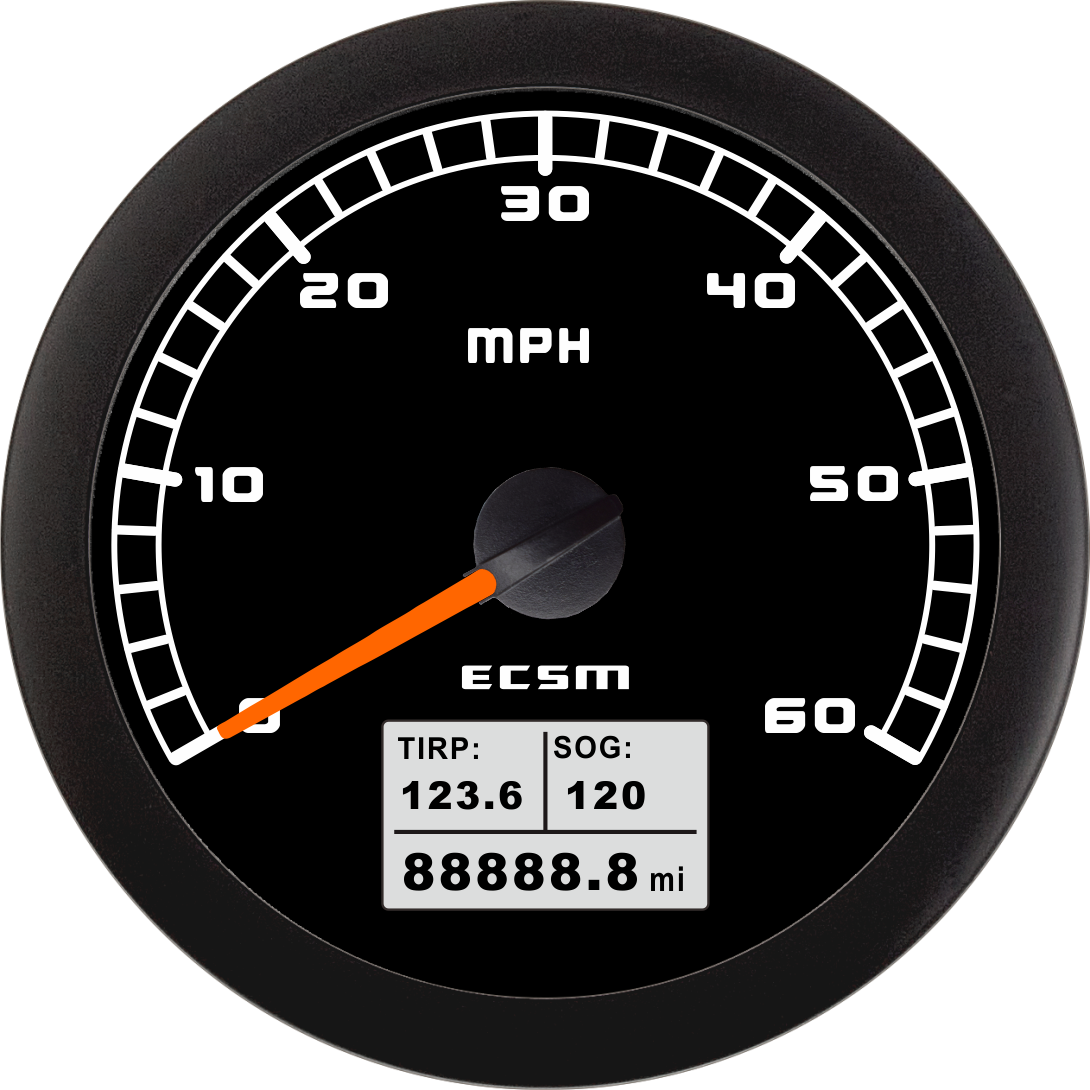 ECT-GPS speedometer 60MPH