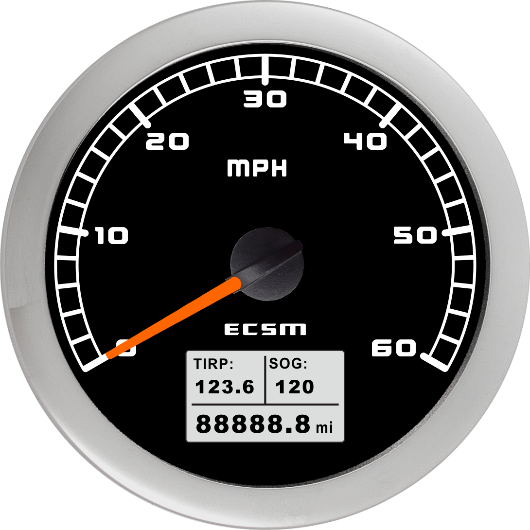 ECT-GPS speedometer 60MPH