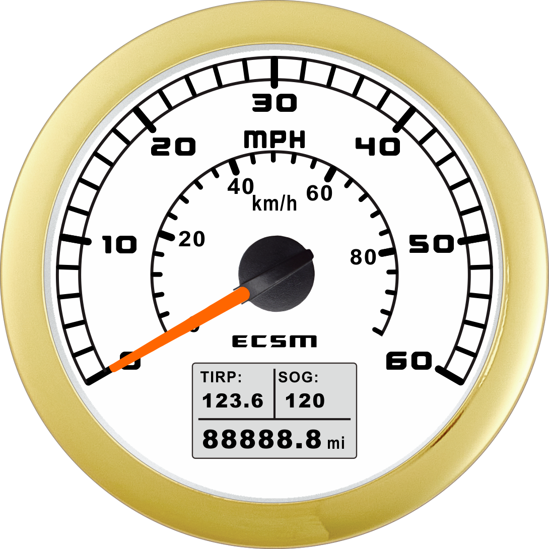 ECT-60MPH GPS速度表