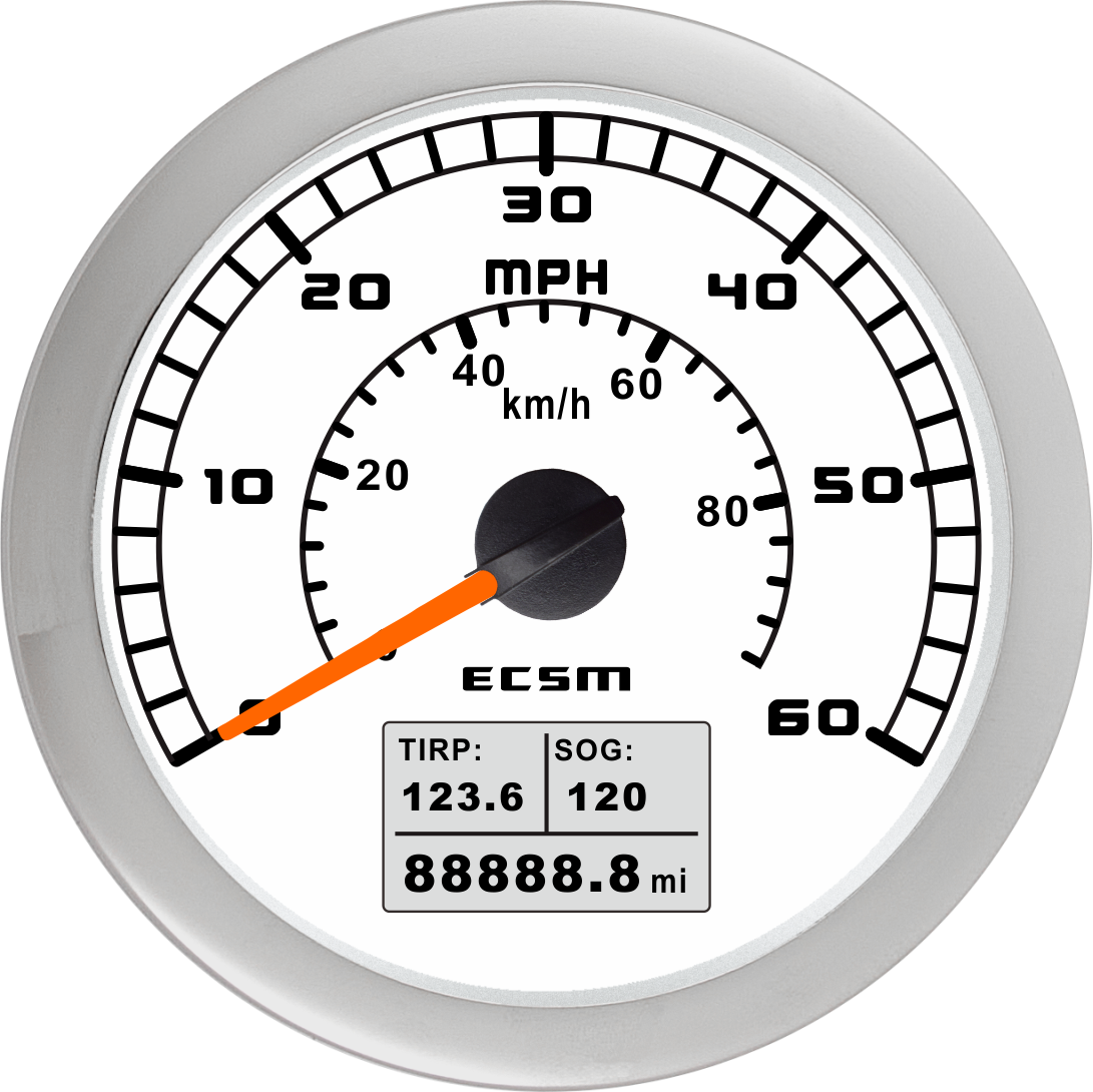 ECT-60MPH GPS速度表