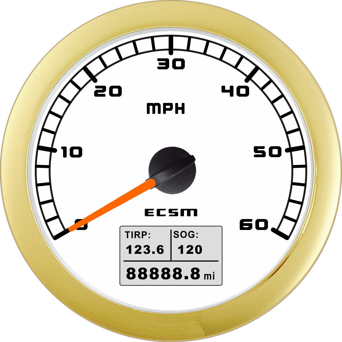 ECT-GPS speedometer 60MPH