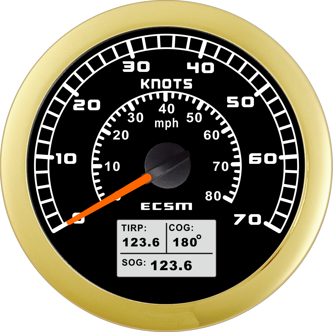 ECT-GPS speedometer 70Knots