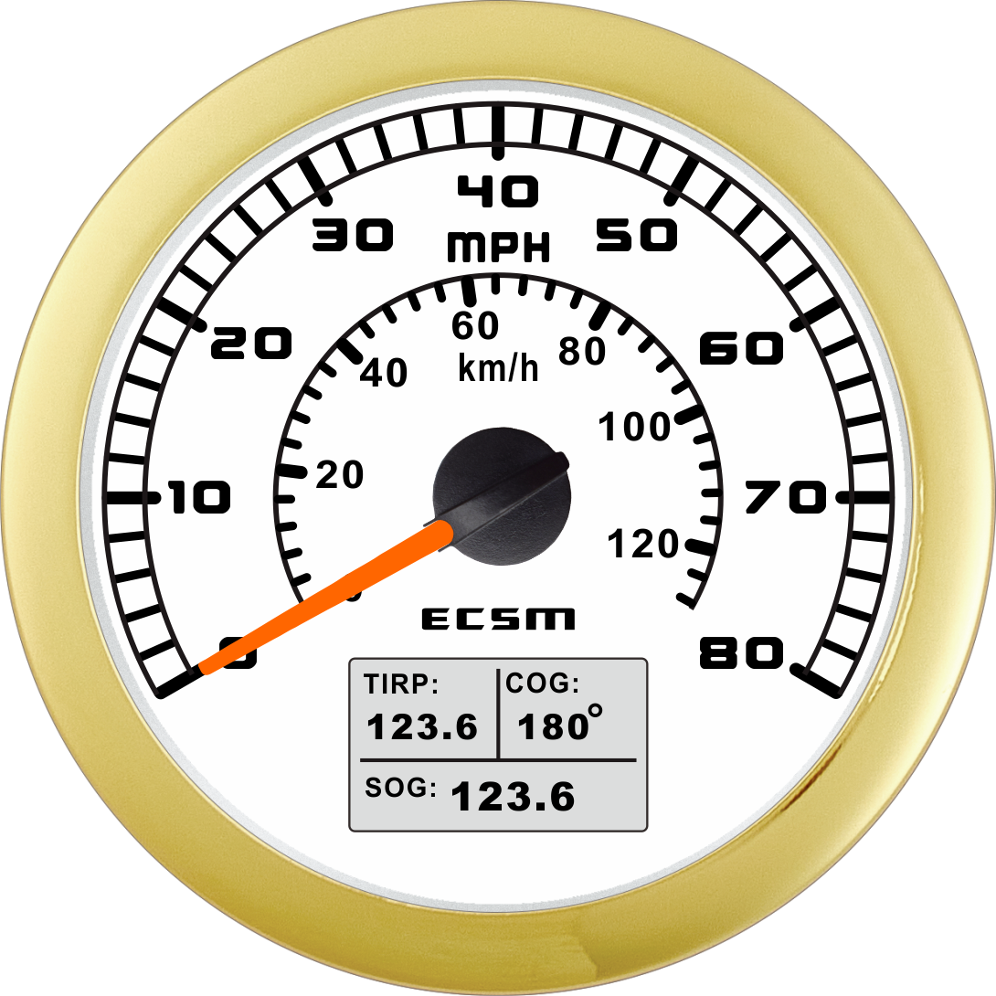 ECT-80MPH GPS速度表