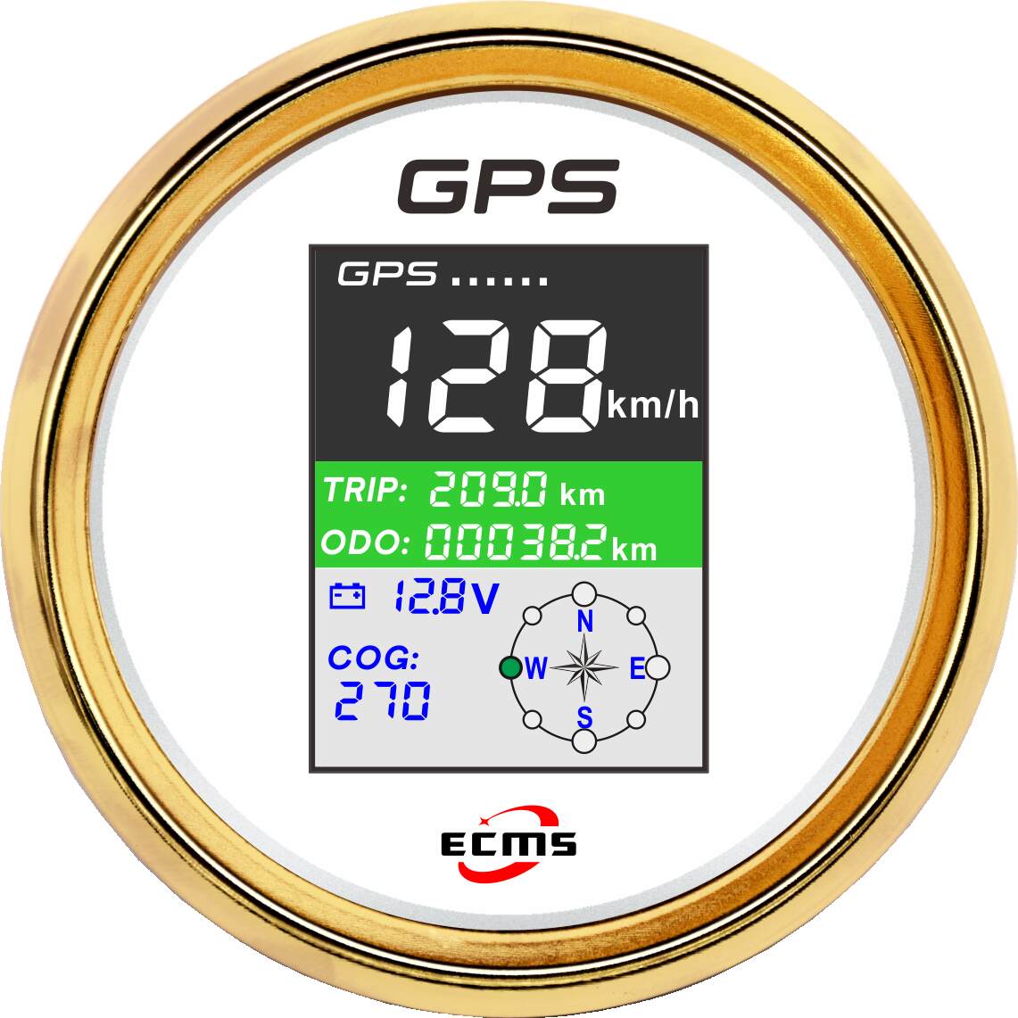 ECP/ECP2-GPS速度表（彩屏）