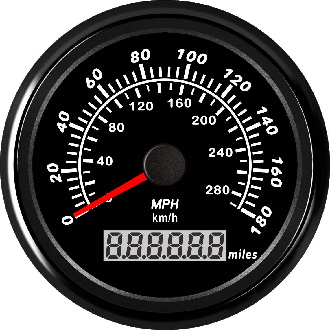 ECPC/ECPS-GPS speedometer 180 MPH