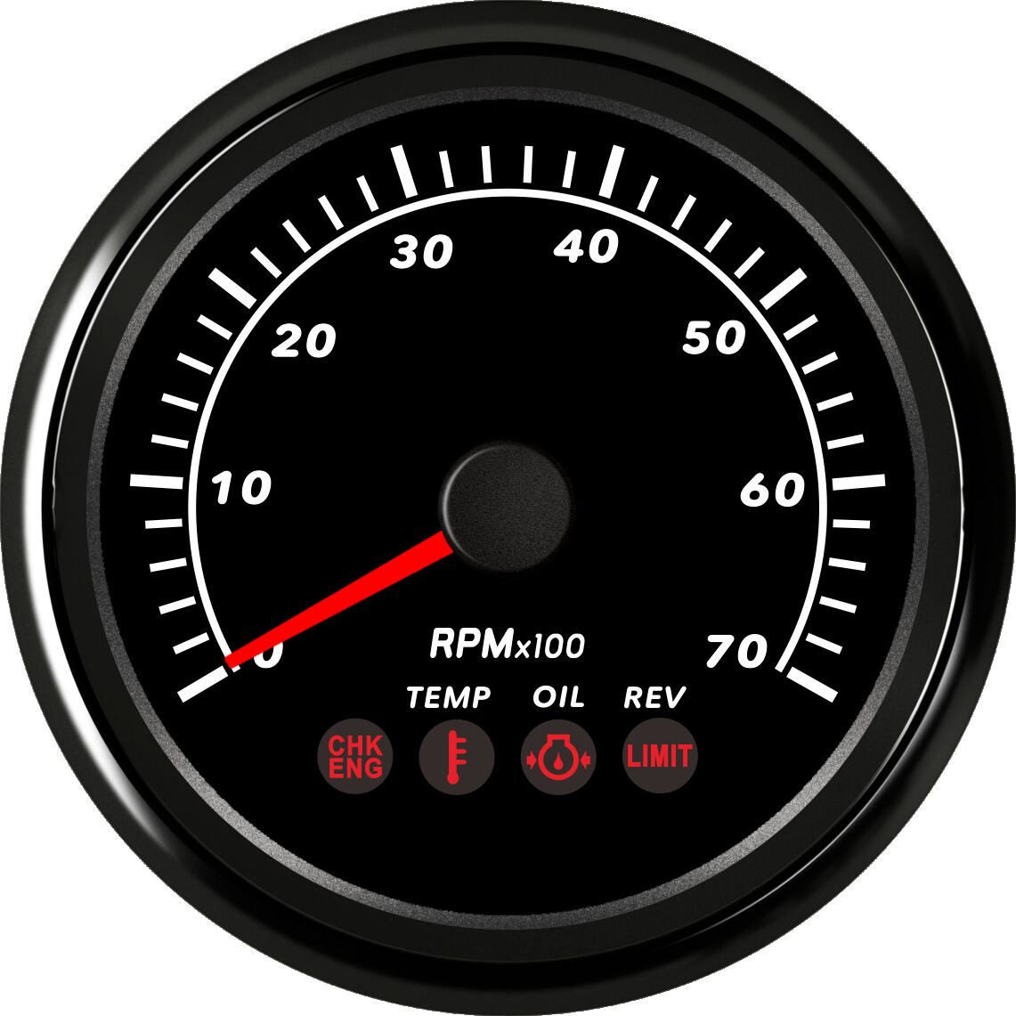 ECPC/ECPS-Tachometer 7000RPM(with 4 alarm light)