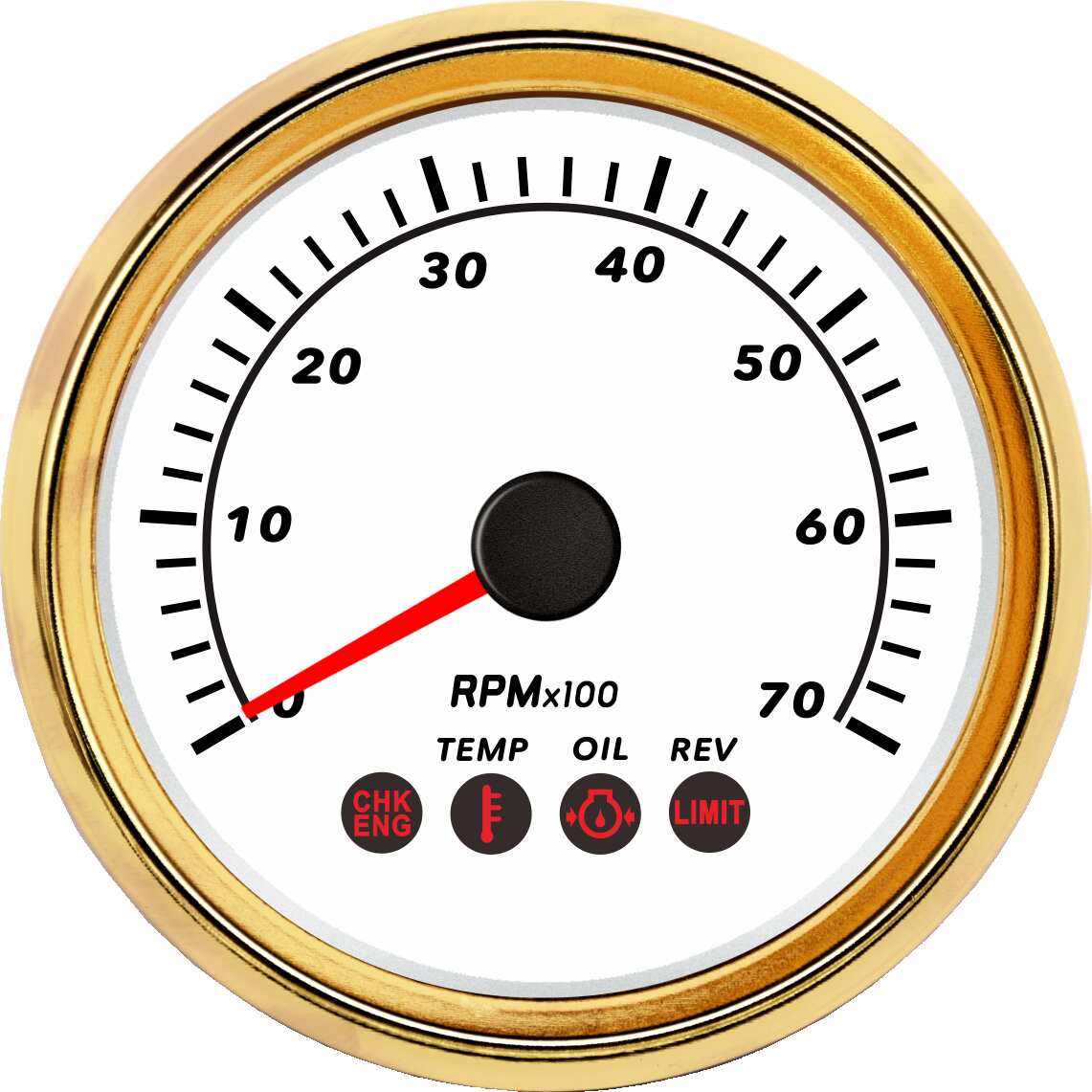 ECPC/ECPS-Tachometer 7000RPM(with 4 alarm light)