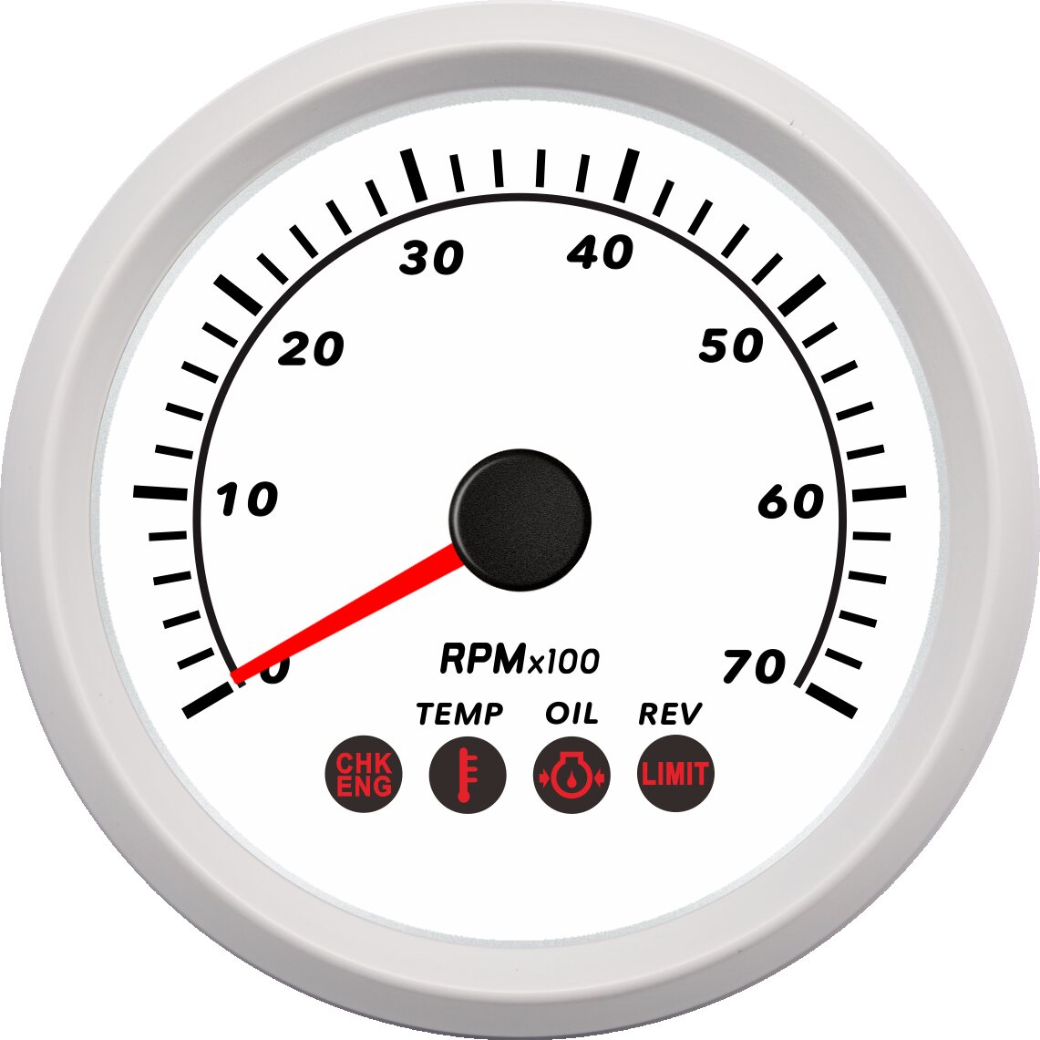 ECPC/ECPS-Tachometer 7000RPM(with 4 alarm light)