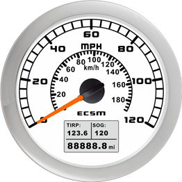 ECT-120MPH GPS速度表